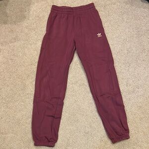 Adidas maroon sweatpants